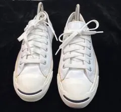 CONVERSE ジャックパーセル レザー 白 24cmのサムネイル