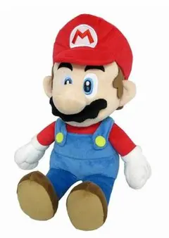 新品tt■スーパーマリオ『ぬいぐるみ M 』マリオ (人形、玩具、おもちゃ