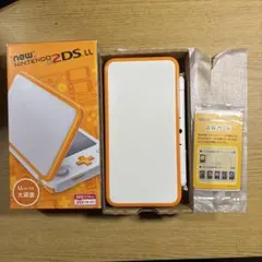 【美品】newニンテンドー2DSLLホワイトオレンジ