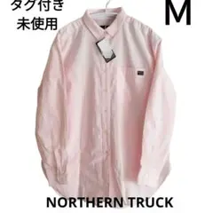 ワッペン付きオーバーシャツ　M　 ピンク タグ付き未使用　ノーザントラック