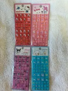正規品サンリオキャラクターシール4シートセット