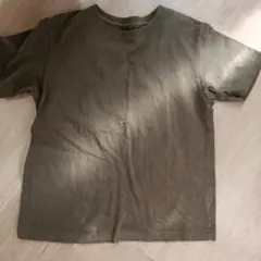 GU comfortable cotton Tシャツ カーキ 150cm