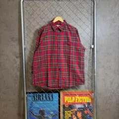 70s USA製　L.L.Bean ネルシャツ 長袖シャツ チェック柄 XL