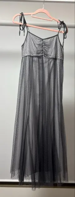 릴리안 캐럿 도트 투르 캐미 원피스