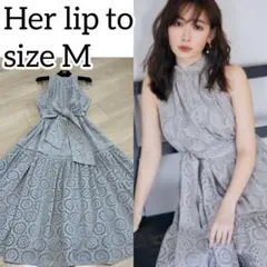 美品 Herlipto Marseille Belted Denim Dress - メルカリ