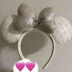 ★ディズニー★ミニーカチューシャ★ミニーちゃん☆中古品☆タグ無し★