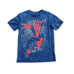 マーベル スパイダーマン Tシャツ ネイビー 紺 男の子 120cmのサムネイル