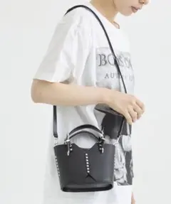 TOGA leather tote bag mini