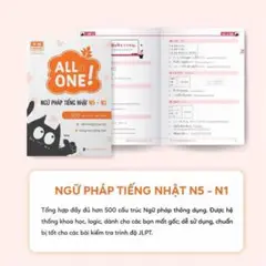 ALL IN ONE NGỮ PHÁP TIẾNG NHẬT N5-N1