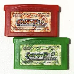 GBA ポケットモンスター　ファイアレッド　リーフグリーン　セット