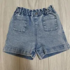 しまむら　キッズ　ミコリッド　デニム　ショート　パンツ　ズボン