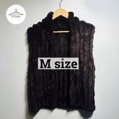 【一点もの】ファー ベスト ジレ 羽織り