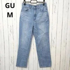 GUストレートデニムライトブルー定番シルエットM