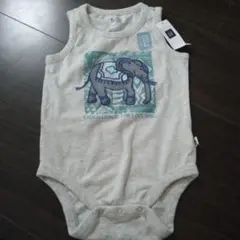 babyGap 象刺繍ロンパース 12-18ヶ月