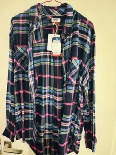 トミーフィルヒガー　チェックシャツ　ワンピース　未使用品