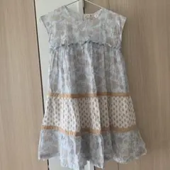 petit main 花柄ノースリーブワンピース 130