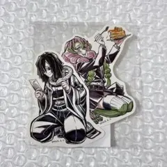 鬼滅の刃 幕間画WEBSHOP くじ ステッカー 伊黒小芭内 甘露寺蜜璃