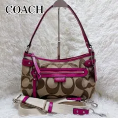 美品 COACH コーチ ショルダーバッグ 24063 シグネチャーのサムネイル