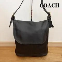USA COACH コーチ 4115 オールドコーチ ショルダーバッグ ブラックのサムネイル