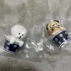 犬のカプセルトイ 2個セット