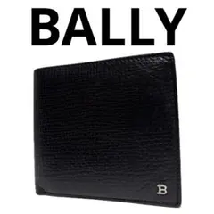BALLY メンズ レザー 二つ折り財布 ブラック 1649 バリーのサムネイル