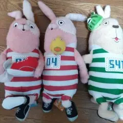 ウサビッチ　ぬいぐるみ　キレネンコ　プーチン　3体セット　うさぎ　キャラクター