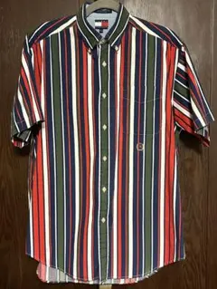[お値下げ中]TOMMY HILFIGER ストライプ 半袖シャツ Mサイズ
