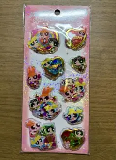 【正規品】　スパンコールパーティー　シール　パワーパフガールズ　カミオジャパン