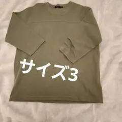 NIKO AND ... 七分袖カットソー サイズ3 オリーブグリーンのサムネイル