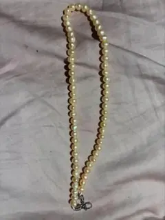ピンク色パールネックレス 約40cm