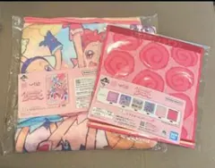 一番くじ　おジャ魔女どれみ　b賞ブランケット&e賞タオルコレクション