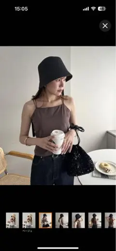 帽子 ハット リボン付きベルハット レディース