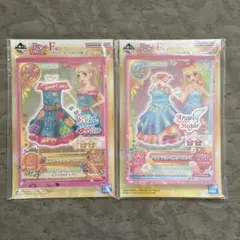 一番くじ アイカツ！ F賞 アイカツ！カード★メモ帳コレクション 2種セット