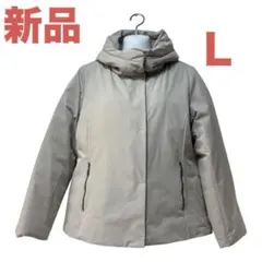 Posh Almaソフトタッチ ライトラムレザーフードジャケット パープル