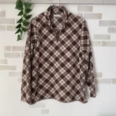 フリースハーフジップ