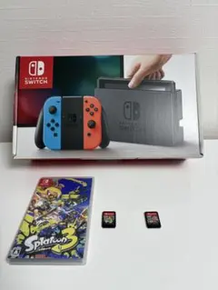 【良品】Nintendo Switch 本体＋スプラトゥーン2及び3付き