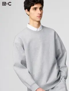 UNIQLOC オーバーサイズスウェットシャツ 03GRAY XL
