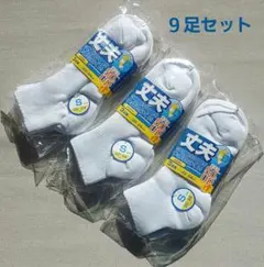 9足組［22-24cm］スクールソックス