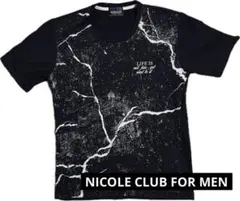NICOLE CLUB FOR MEN グラフィックTシャツ ブラック　46