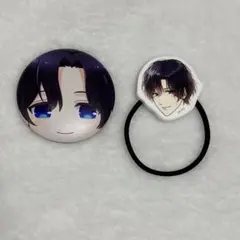 宮瀬豪 ぷにぷに缶バッジ/フェイスヘアゴム