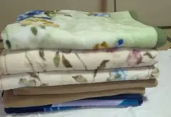 毛布　まとめ　介護　保護　引越し　養生 ウエス 中古　6枚