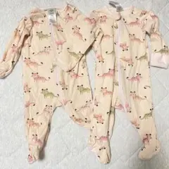 ガーバー 足付きロンパース 2枚セット 0-3ヶ月 50 60のサムネイル