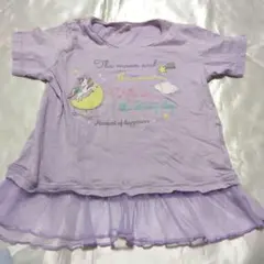 ユニコーンと月のフリルTシャツ 130