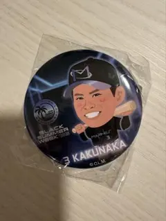 千葉ロッテマリーンズ　角中勝也　BSW 缶バッチ