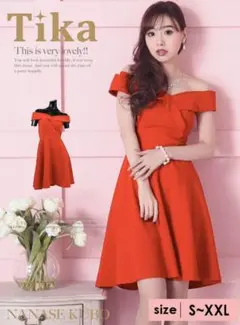 ひざ丈ワンピース 長袖キャバ