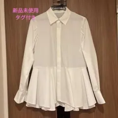 ゆ*ー様 LE PHIL SOLOTEX ブロードリボンブラウス ホワイト - メルカリ