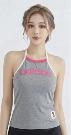 【レア】アディダス（adidas）‪❤︎︎Y2K‪❤︎︎平成ギャルタンクトップ✩⡱美品のサムネイル