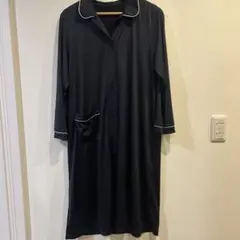 前開きマタニティパジャマ　ネイビー