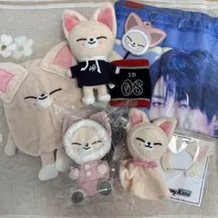Stray Kids I.N フォクシニー　ぬいぐるみ タオル 巾着　セット Stray Kids I.N フォクシニー ぬいぐるみ タオル 巾着 セット - メルカリ
