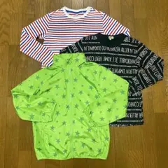 【まとめ売り】キッズ服 長袖カットソー 3点セット 140 ロンT パーカー